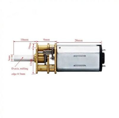 12MM Gearbox Metal Gear DC Motor 45 Rpm 1.5V 24V 0.7 Watt Cho khóa cửa