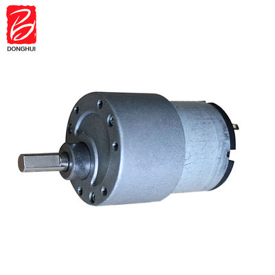 50 RPM Brush DC Gear Motor 37mm Carbon Brush DC Gearbox Motor 3V - 24V cho robot