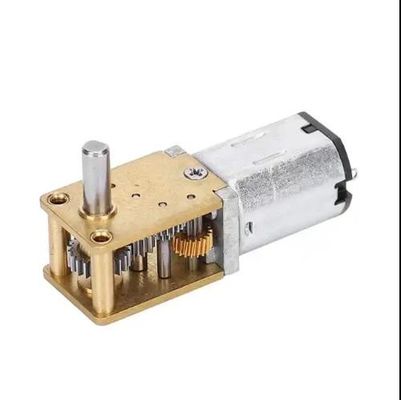3V - 6V góc thẳng ngang DC Worm Gear Motor Short Shaft Tốc độ thấp mô-men xoắn cao