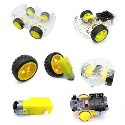 Động cơ bánh răng DC nhựa thông minh F130 3V 6V Động cơ hộp số TT DC điện