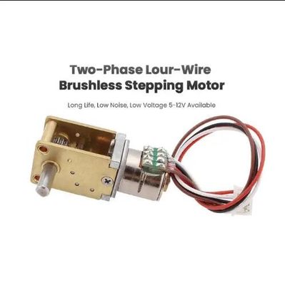 12mm góc phải DC động cơ bánh răng giun vĩnh viễn từ tính không chải động cơ bước