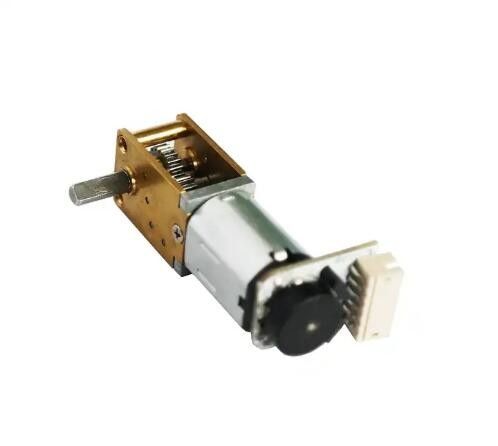 3V - 12V Đánh răng Micro DC Worm Gear Motor 12mm Bộ mô-men xoắn cao Tốc độ thấp N20